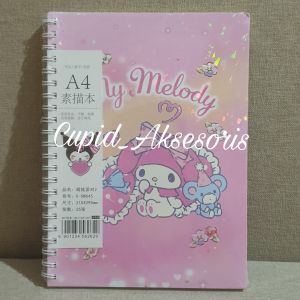 BUKU GAMBAR / SKETCH BOOK / BUKU SKETSA TEBAL SANRIO A4