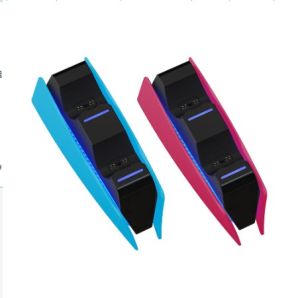 Game Controller Charger Dock Dual Ports Fast Charging Stand Cradle for PS5