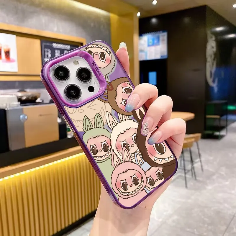 Trend Brand POP MART Labubu Cartoon Casing For Iphone 15 Pro