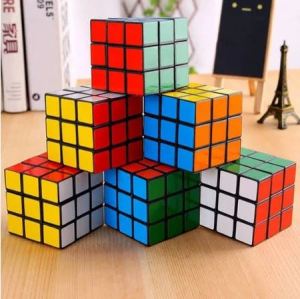 RUBIEK 3x3 Cube (Kubus / Kotak Puzzle Rubiec) Mainan Edukasi Asah Kreatifitas Otak Anak