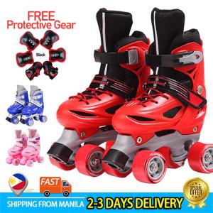 Character development Limb coordination Exercise balance Childrens skates + 6-piece knee pads