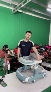 Xe tập đi nâng chỉnh chiều cao 611 cho bé xe tập đi điều chỉnh độ nghiêng có đèn nhạc và đồ chơi