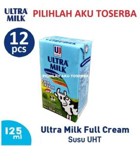 Susu Ultra FULL CREAM 125 ml - ( HARGA 12 PCS )