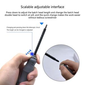 13/17 In 1 Multi-purpose Screwdriver Set Telescopic Cross Flat-head Triangular Inner Cross Double-headed Batch Head Tool