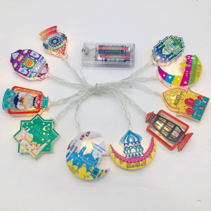 5.5M 138 LED Eid Moon Curtain Lights Star Fairy Light Twinkle For Christmas Home Ouddoor Inoor Hari Raya Decoration Garden Ramadan Light