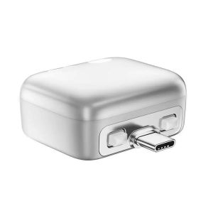 [SG Stock]Auto Disconnect USB C Adapter 5A 140W Smart Charging Protector Full Cut Off Power at 100% Stop Overcharging Type C Male Converter for Phone Tablet Switch Power Bank