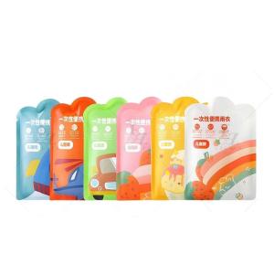 Baju Hujan 7Pcs/Set  Raincoat Card Thickened  Kid Portable Waterproof Travel Outdoor Waterproof