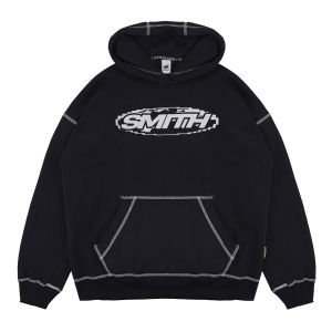 House of Smith Sweater Hoodie Oversize Pria - S World Hoodie Black