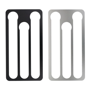 Aluminum Moisture Resistant Cabinet Storage Shelf Rack For Small Coffee Cups Pods Space Saving Kitchen Organizer