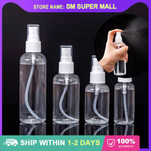 【30/50/100ml】Portable Clear Spray Bottle Refillable Leak-proof Plastic Sub-bottling Sprayer Skincare Alcohol Sanitizer Home Travel on-go Use