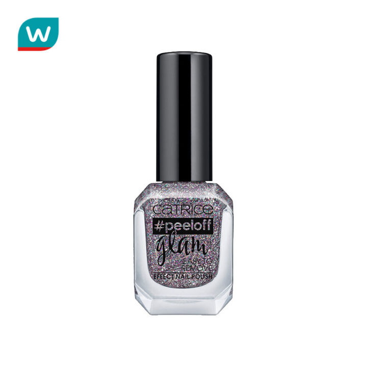 Catrice คาทริซ พีลอ็อฟแกลม อีซี่ทู รีมูฟ เอฟเฟ็ค เนลโพลิช #02 Nail more, worry less