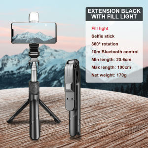 4 in 1 wireless Bluetooth selfie stick for cellphone Tripod stand for cellphone with remote selfie stick for vlogger with stabilizer monopad selfie stick sale selfie stick with tripod and light monopad for cellphone vlogging