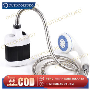 Shower Set Mandi / Premium Shower Head Set Pompa Shower Portable Camping Outdoor Bathing Pump USB Recharge