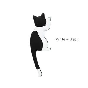 Cartoon Cat Tail Magnetic Suction Hook Refrigerator Fridge Magnet Multifunction Home Storage Hanger