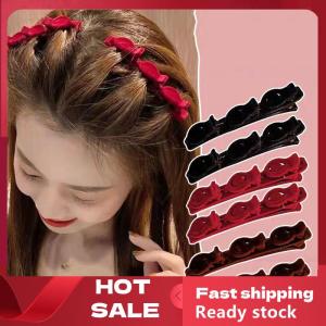 🚚【Local Express Delivery】🚚 Flocked Bangs Hair Clip Headwear Duckbill Hair Claws Barrettes Vintage Hair Clips Hairgrip Braided Fashion Hairpins Hair Accessories Headwear