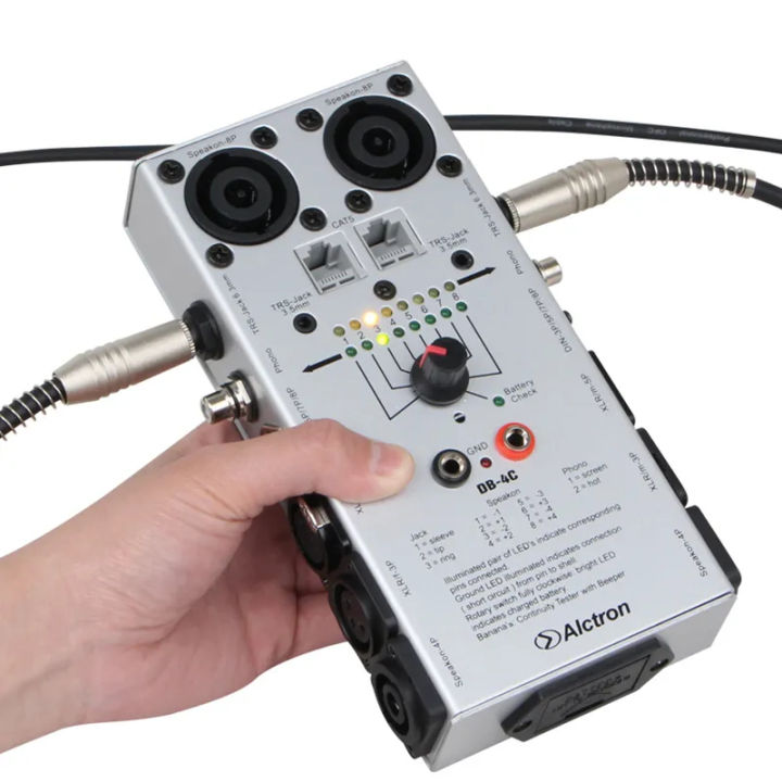 Alctron DB4C Multi Audio Cable Tester Enable Quick Convenient