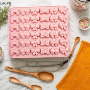 🎉【Low price】🎉LAOPU Bow Silicone Molds With 6 Different Shapes 36-Cavity Bow Chocolate Fondant Mold For Bowknot Cupcake Cake  Sugar Craft