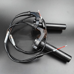 (คูปองส่งฟรี 40 บาท)ประกับเร่ง TZM Yamaha แท้ + สายคันเร่งระฆังทองแท้ พร้อมปลอกมือซ้าย ดัดแปลงใส่รถได้ทุกรุ่น  (สายยาว90เซน)