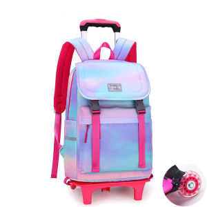 Large-capacity Simple Korean Version Primary Middle School Students Trolley School Bag Waterproof Wear-resistant Childrens Backpack