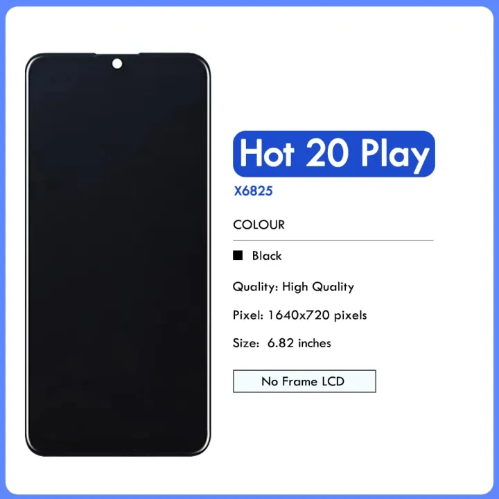 LCD%20With%20Frame%20For%20Infinix%20Hot%2020%20Play%20X6825%20X6826%20Lcd%20Display%20Touch%20Screen%20Digitizer%20Replacement%20-%20Image%202