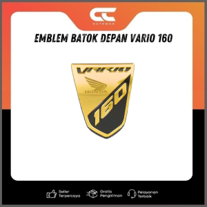 EMBLEM TIMBUL ACRYILIC BATOK DEPAN MOTOR VARIO 160 LOGO V160 AKSESORIS HONDA VARIO 160