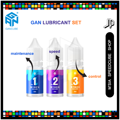 [JPEARLY] GANCube Gan Lubricant Set Cube Lubricants for Speedcube
