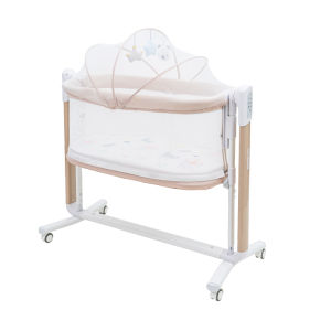 เปลไกวไฟฟ้าเด็กแรกเกิด - 2 ปี  Prince & Princess รุ่น Sleep & Play Auto Swing ปรับการไกวได้ 5 ระดับ ​ควบคุมการทำงานด้วยรีโมท ​ปรับเป็นคอกกั้น ใช้ได้ถึง 2 ปี