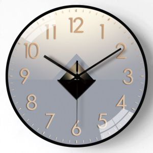 NGGFH Quartz Wall Clock Silent Movement 8 Inches Hanging Watch luxury Fashion Mute Clock Home