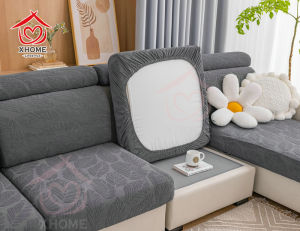 XHOME【PH Local+COD】Sofa Seat Cover Plain Color Elastic Sofa cushion Cover Room Decor Stretch Sofa Slipcover thicken sofa cushion back cover elastic sofa cushion cover Stretchable