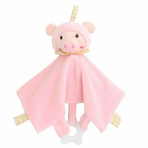 Baby Toddler Comfort Teether Toy Plush Doll/ Appease Toy/ Stuffed Toy /Baby Plush Toys / Baby Stuffed Silicon豆豆安抚巾娃娃与毛绒玩具