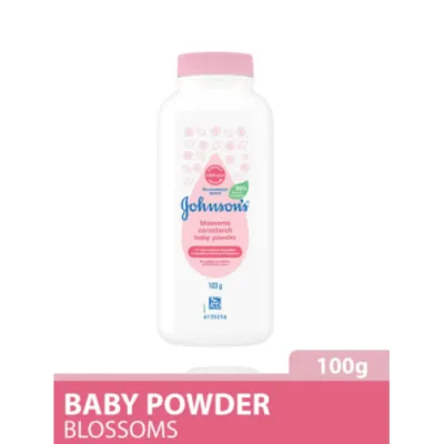 JOHSONS Cornstarch Classic Blossoms Bedtime Active Fresh Baby Powder 100G
