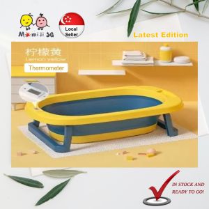 Foldable Collapsible Baby Bathtub Shower Tub for Infant Baby Newborn Kids Children