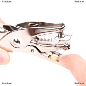 [COD] Biubiuni 3 6mm Hole Puncher Portable Single Hole Punch Paper Material Scrapbooking Handheld Metal Craft Office Binding Supplies
