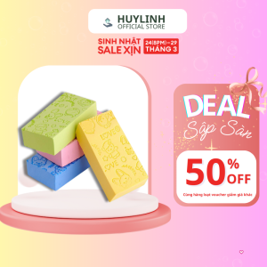 Bông Tắm Kỳ Ghét Tẩy Tế Bào Chết Chăm Sóc Da MútTắm Kỳ Ghét Hàn Quốc PORORO Đồ Dùng Nhà Tắm Phụ Kiện Vệ Sinh Cơ Thể Dụng Cụ Kì Lưng (MT04) Huy Linh