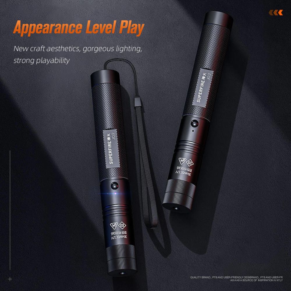 Superfire J02 Green Laser Pointer Usb Rechargeable Aluminum Pen_voghion.com