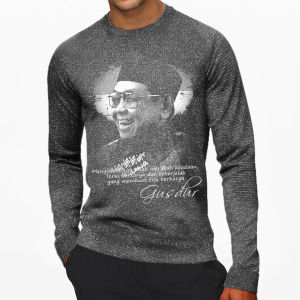 GUSDUR | Kaos Lengan Panjang Pria & Wanita | Distro | Sablon | Murah | Produk Lokal | CIAO.ID
