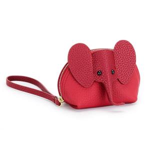 Royal Bagger Women Short Wallets Genuine Cow Leather Fashion Cute Elephant Shape Zipper Coin Purse 6289