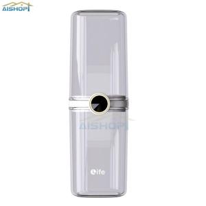 [SG Seller]Portable Transparent Toothbrush Case with Cup Leak Proof Dustproof Bathroom Storage for HDB Condo Home