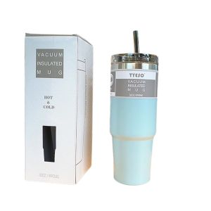 Ly giữ nhiệt có ống hút 600ml Bình nước Inox 304 cao cấp giữ nhiệt 10-12 tiếng nắp chống tràn BH 12 Tháng