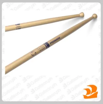 ProMark - Rudy Garcia Marching Drumsticks - Hickory - Reverse Triangle Tip - For Tenors & Marching Snare Drums - Consistent Weight and Pitch - 1 Pair