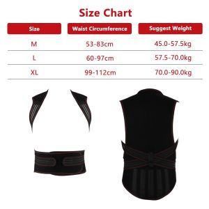 [Agdoad] Tourmaline Self-heating Back Support Waist Brace Magnets Heating Therapy Support Belt Back Posture Corrector Spine Back Shoulder Lumbar Posture Correction Vest Pain Relief