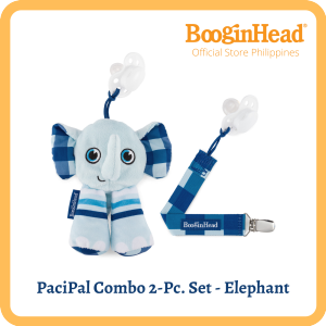 BooginHead PaciPal Combo 2-Piece Set - Elephant