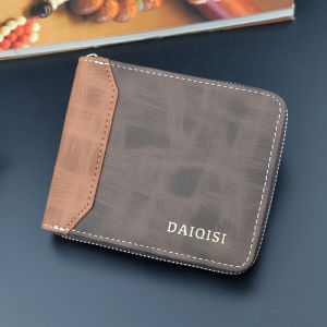 DAIQISI YX603 DOMPET UANG LIPAT PRIA DENGAN SLETING ZIPPER MUAT KOIN TOKYO GHOUL PRODUK IMPOR