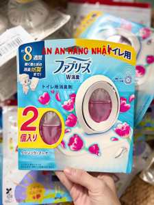 [Hàng nội địa Nhật]-Set 2 chai tinh dầu khử mùi toilet tự động Febreze W Deodorant-(dùng được 16 tuần)