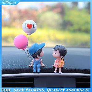 [COD] Car Accessories Cute Cartoon Couple Movable Doll Balloon Ornaments Car Cute Kissing Couple Doll Car Decoration Balloon Ornaments