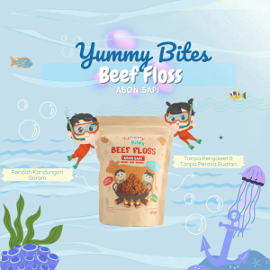Yummy Bites Abon Ayam - Abon MPASI Si Kecil - Crunchy - Tanpa Penguat Rasa - Abon 100gr