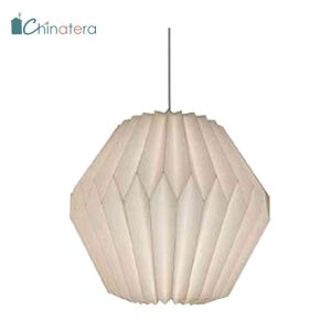 Chinatera Modern Nordic Style Creative Paper Origami Lantern Shade Folding Pendant Light Lampshade Chandelier Lamp Shade Art Decor