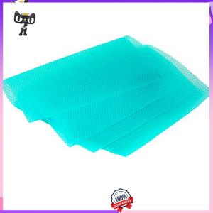 4Pcs Non Slip Fridge Mat Refrigerator Liners Cut To Size Kitchen Cabinet Drawer Shelf Liner EVA Anti Oil Waterproof Washable Shelf Protector for Fridge Cupboard Table