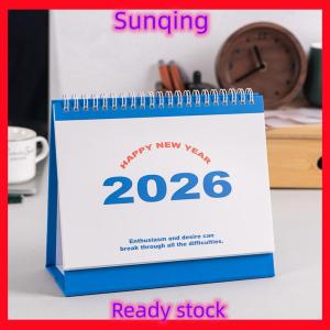 SQ Stationery [Flash Sale] 2026 Calendar Simple Memo Book Monthly Daily Planner Scheduler Time Management Home Office Desktop Decoration Standing Calendar