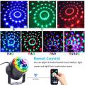 Sound Activated Rotating Disco Light Colorful LED Stage Light RGB Laser Projector Lamp DJ Party Light for Home KTV Bar Xmas. 